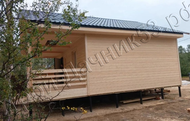 3 Каркасный дом Д–12, 8.5x8 м, 71.5 М², Мурманская область, Печенгский район, посёлок Корзуново (5)